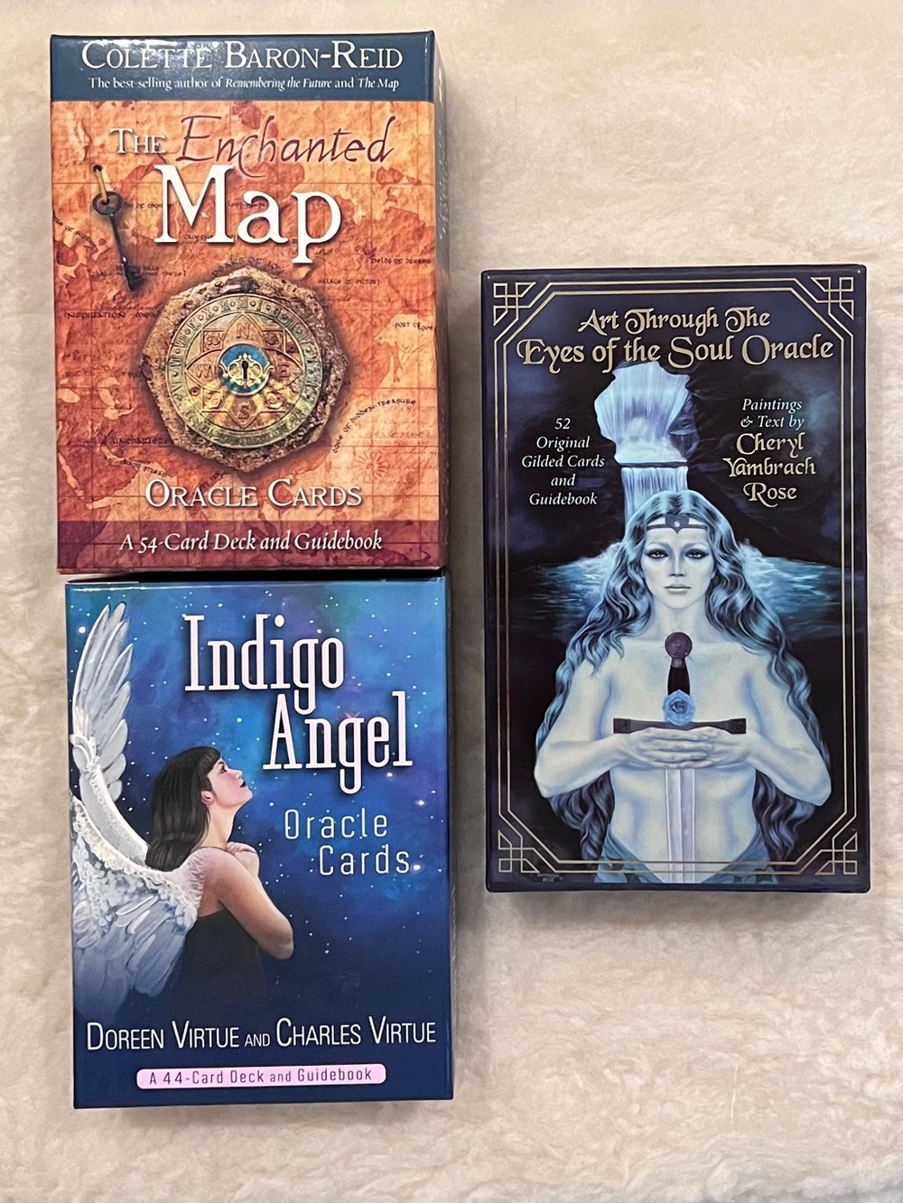 Indigo Angel Oracle Cards by Doreen Virtue & Charles Virtue - Plus 2 More